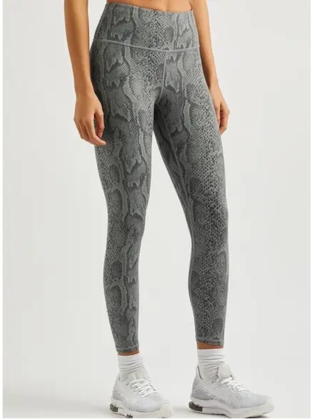 Varley Let’s Go High Rise Python Print 7/8 Leggings